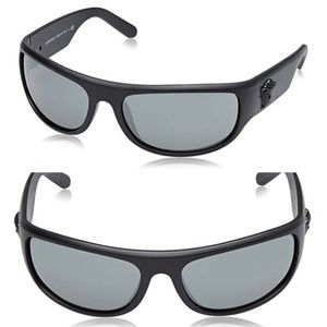 NWOT Versace Men Black MEDUSA Wrap Sunglasses
